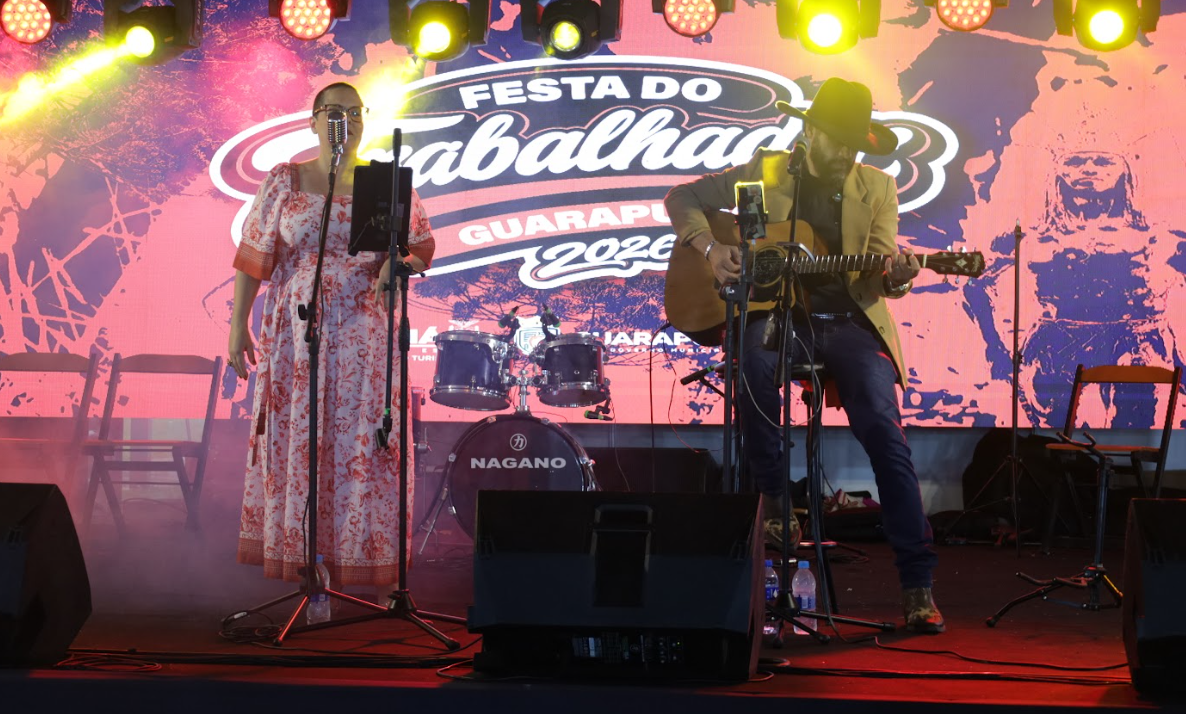 Artistas locais brilham no segundo dia da Festa do Trabalhador  