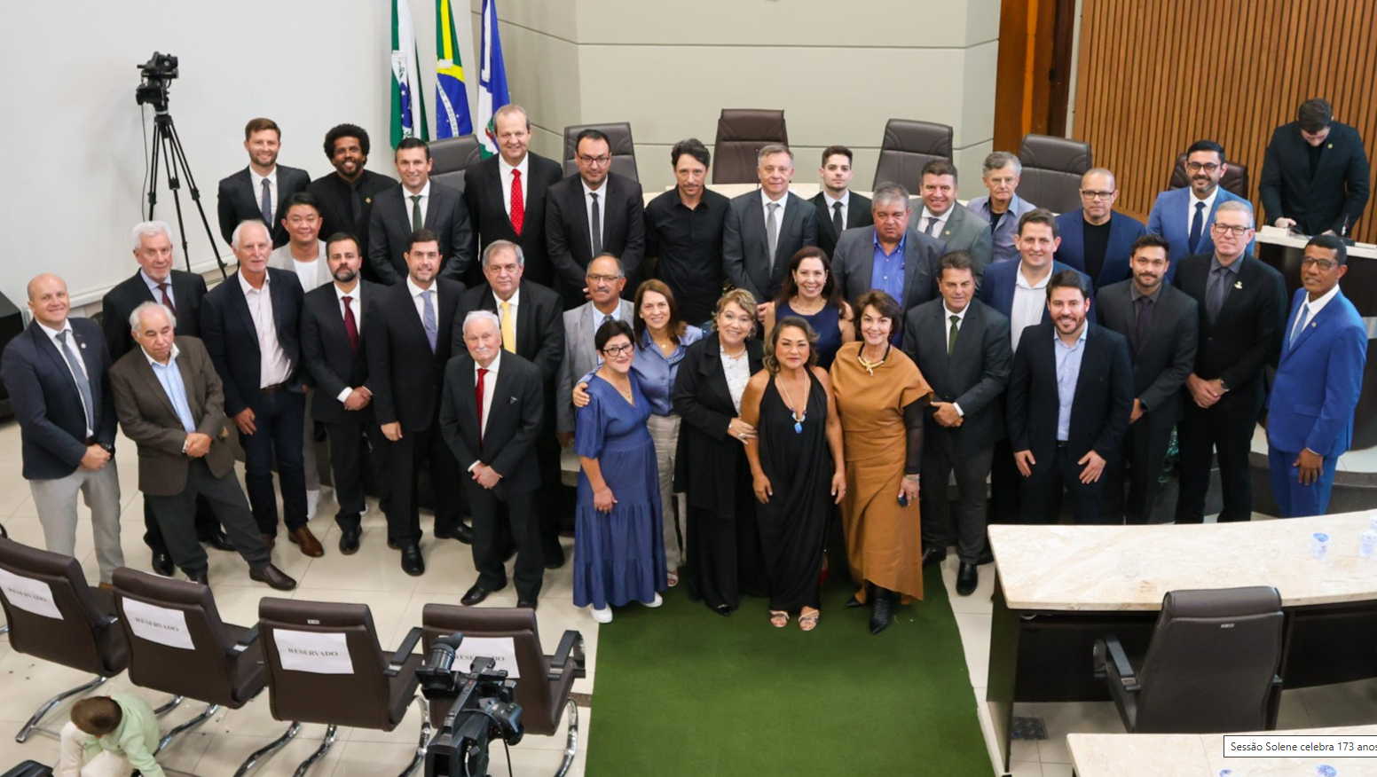 Sessão Solene celebra 173 anos da Câmara de Guarapuava
