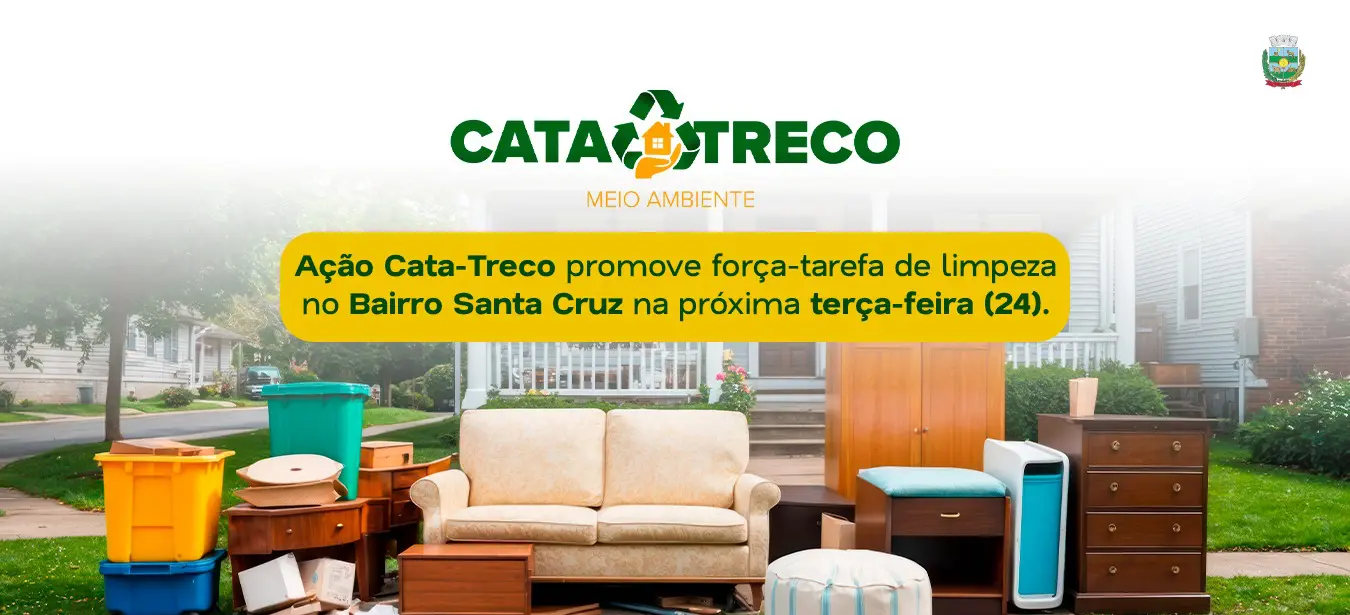  Ação Cata-Treco promove força-tarefa de limpeza no Santa Cruz na próxima terça (24), em Guarapuava