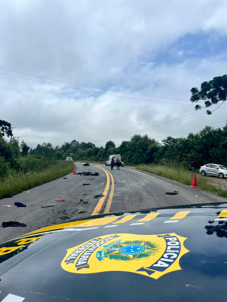 Veículo de Guarapuava se envolve em acidente com morte em Mallet neste sábado (17)